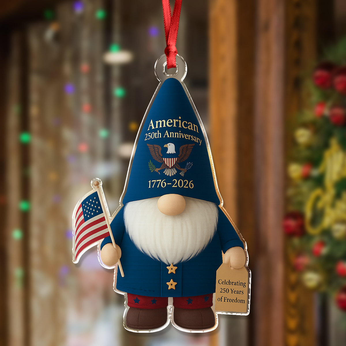 America 250 Gnome Ornament TH10 894929 - Image 5