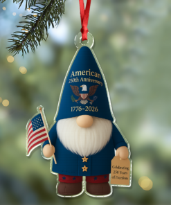 America 250 Gnome Ornament