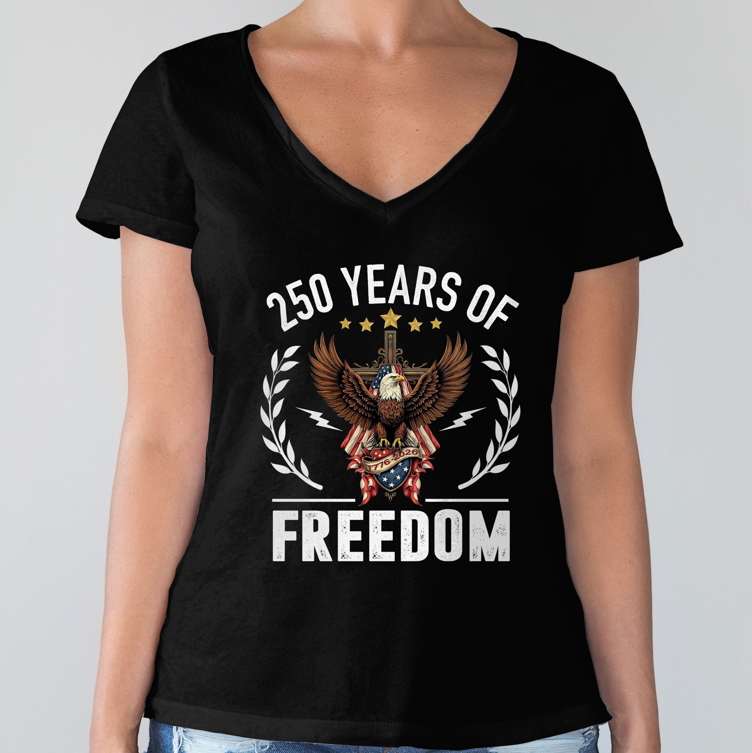 America 250 of Freedom With Eagle Dark Shirt For Family Gift LM32 895139 - Image 7