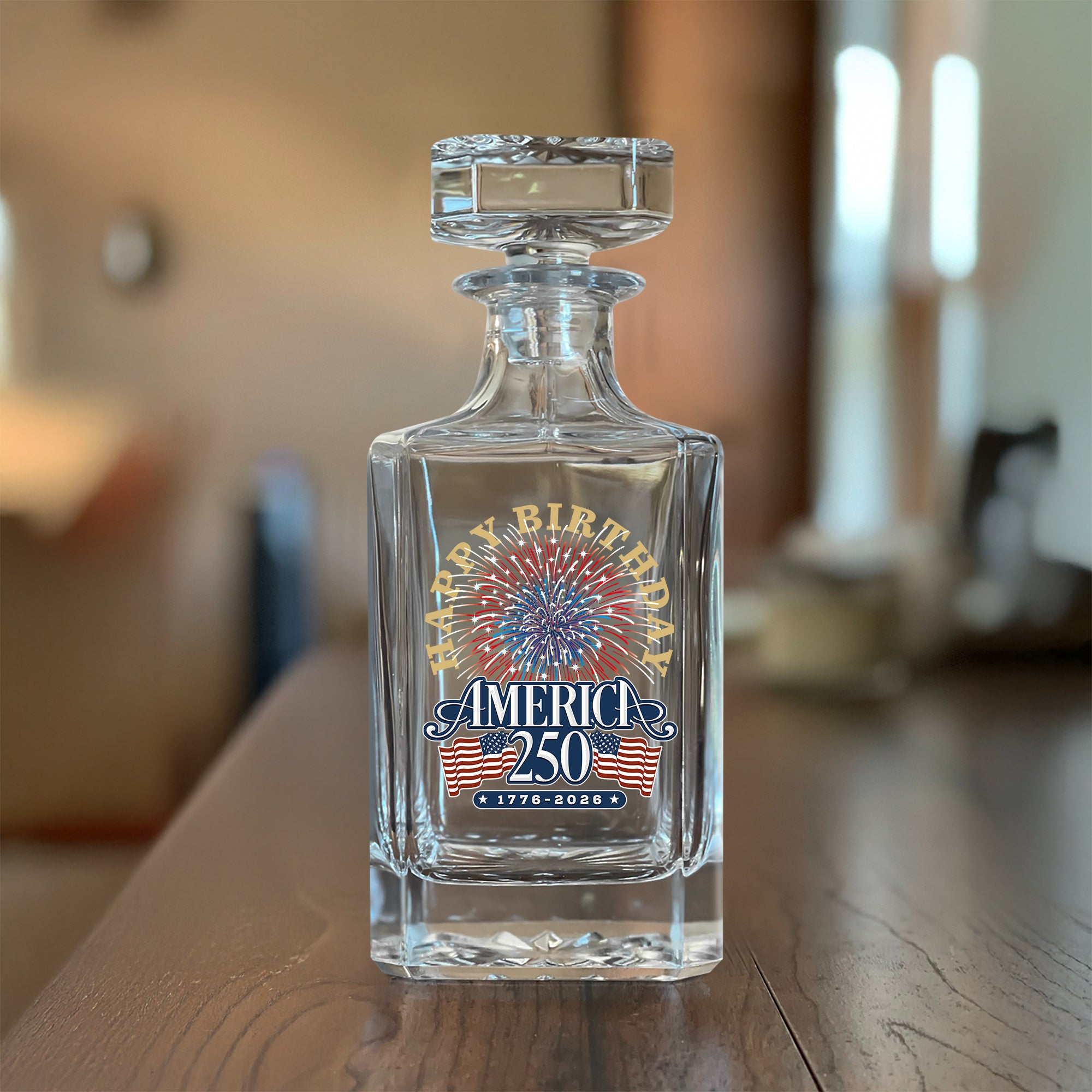 America 250 Semiquincentennial Fireworks Celebration Decanter HO82 894616 - Image 6