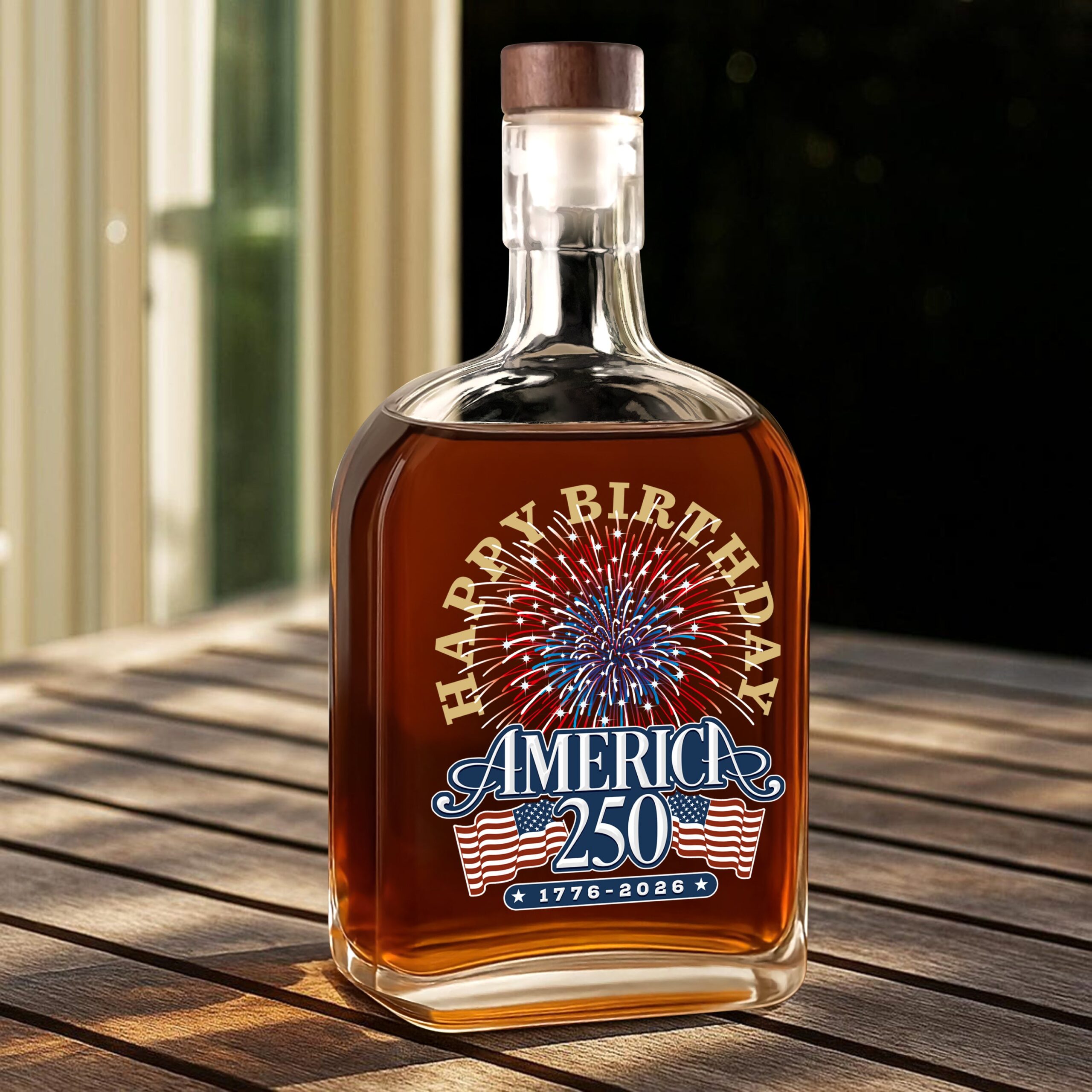 America 250 Semiquincentennial Fireworks Celebration Whiskey Bottle HO82 894614 - Image 5