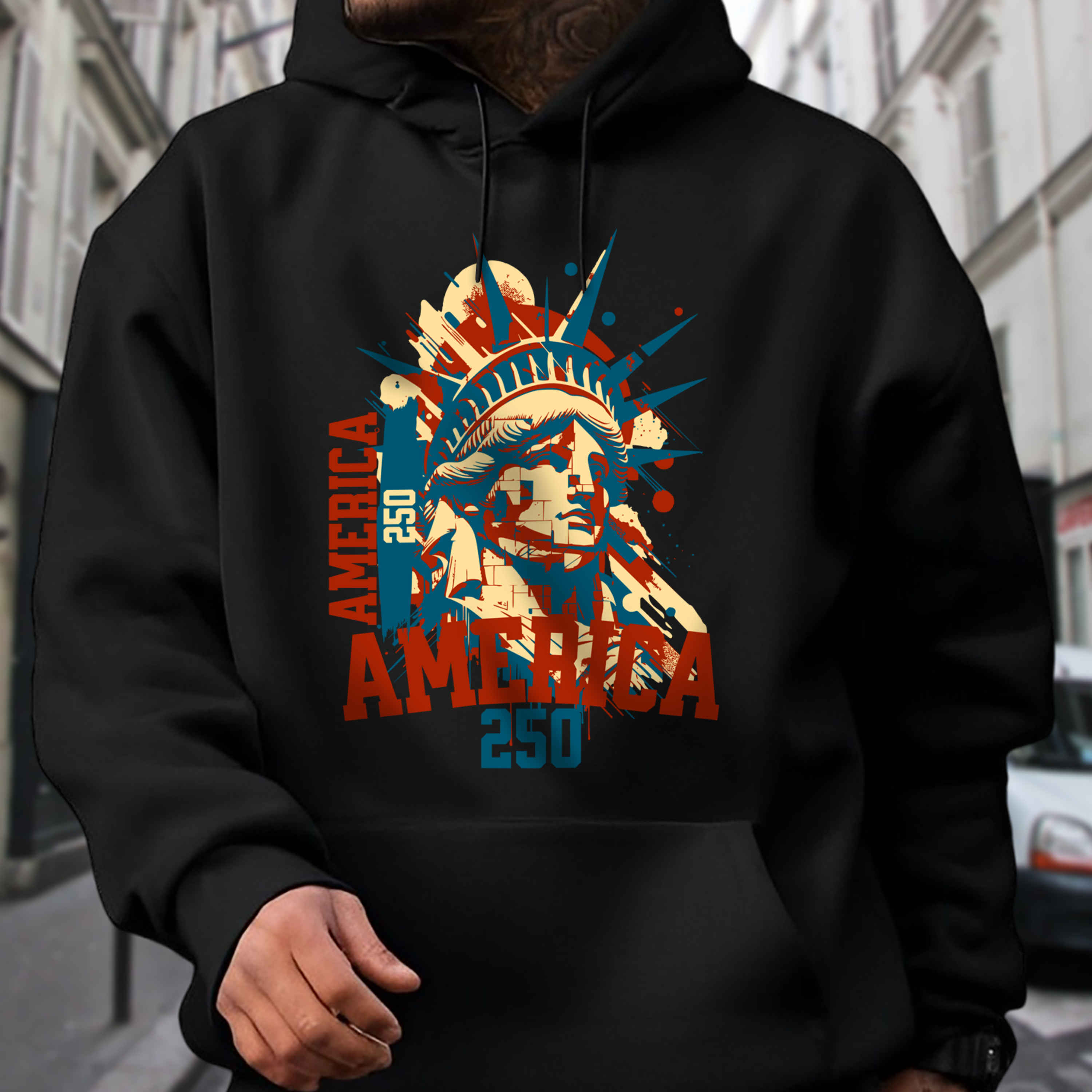 Alternative view of America 250 USA Freedom Liberty America 250 Anniversary Dark Shirt HO82 894558