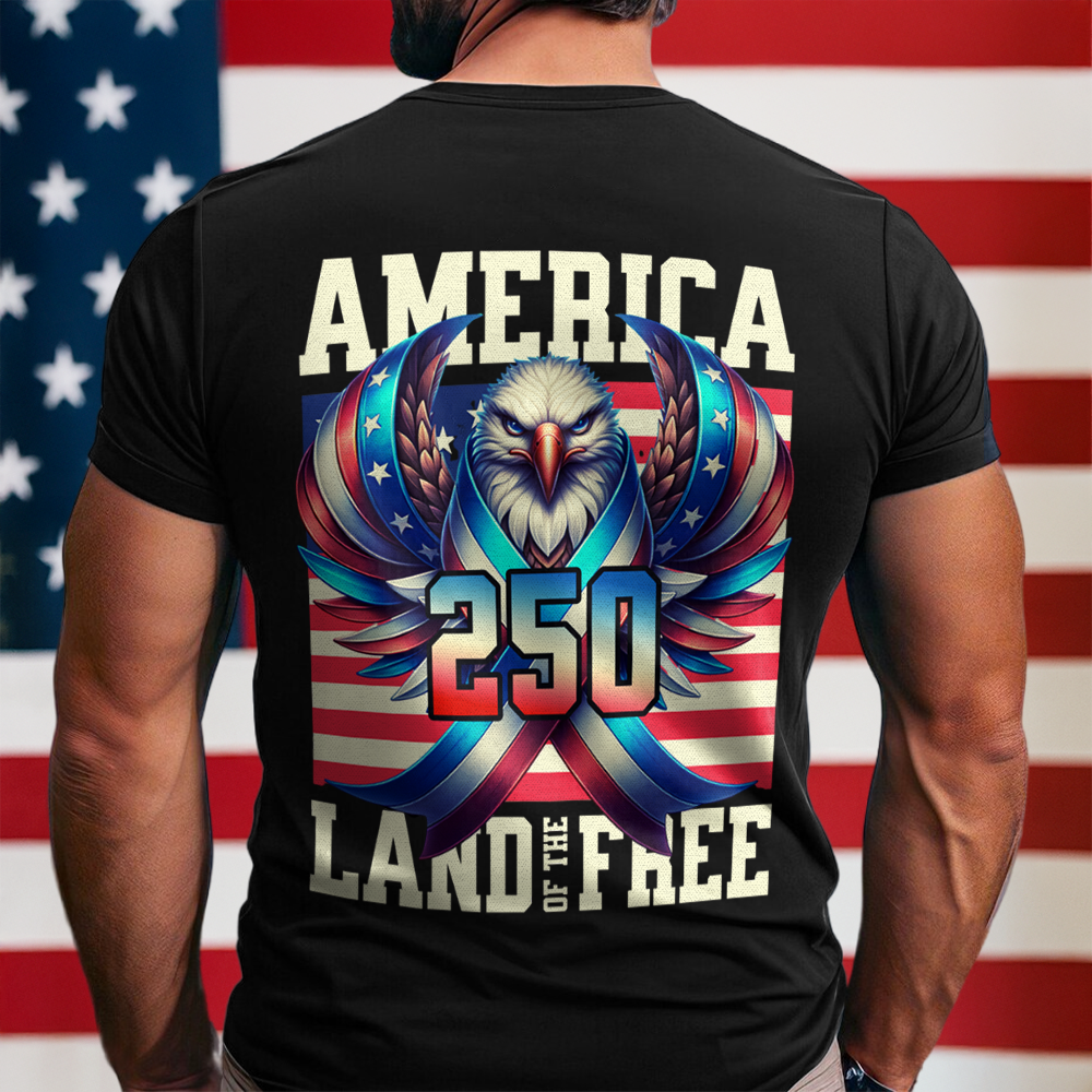 America 250 USA Freedom Liberty Back Side Dark Shirt HA75 897286