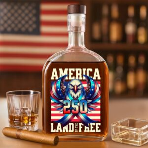 America 250 USA Freedom Liberty Whiskey Bottle HA75 897288