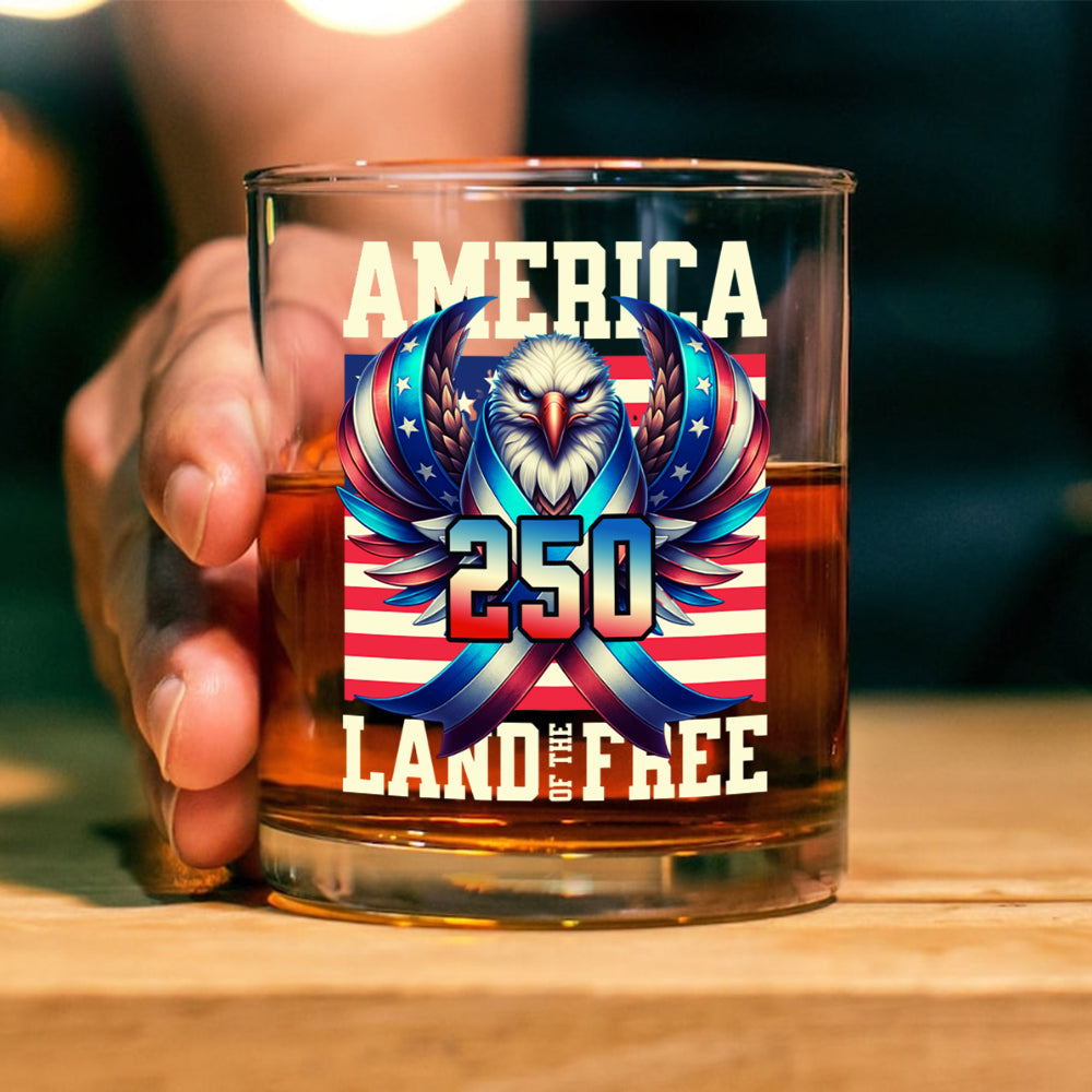 America 250 USA Freedom Liberty Whiskey Glass HA75 897290 - Image 4