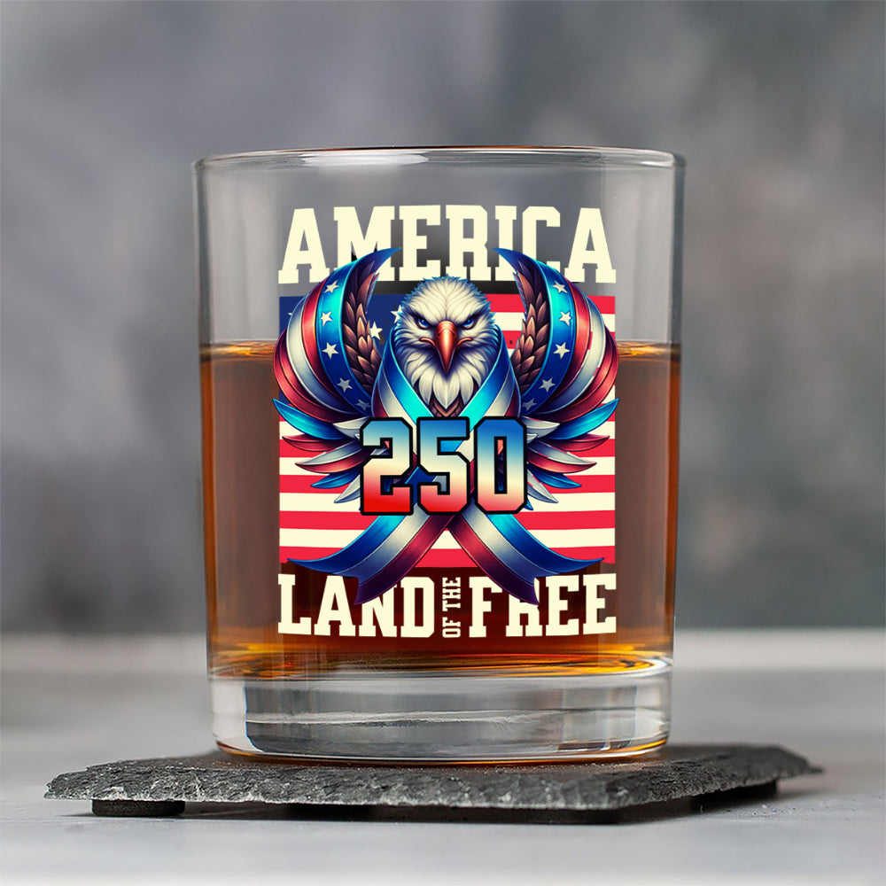 America 250 USA Freedom Liberty Whiskey Glass HA75 897290 - Image 6