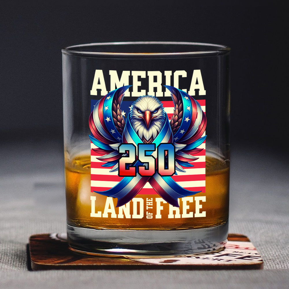 America 250 USA Freedom Liberty Whiskey Glass HA75 897290 - Image 5