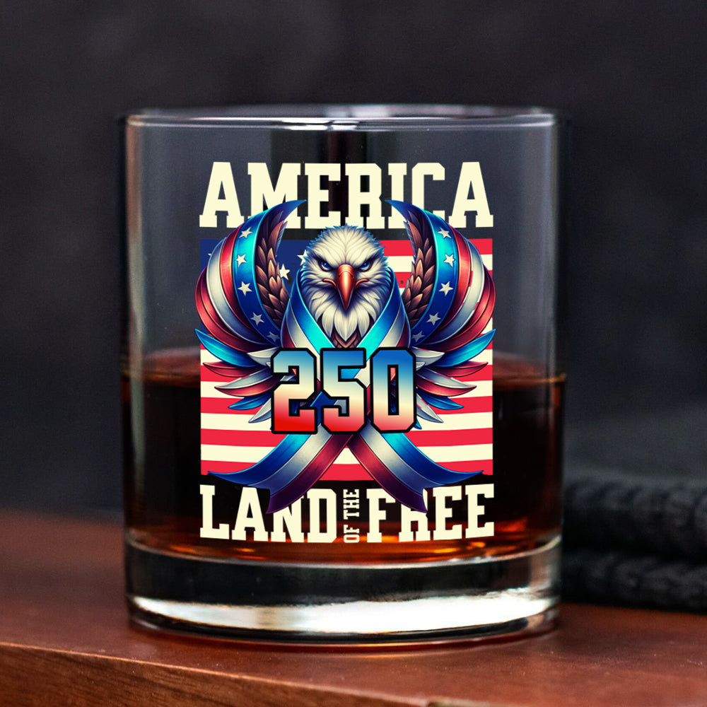 America 250 USA Freedom Liberty Whiskey Glass HA75 897290 - Image 3