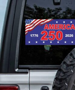 America 250 Years Decal | Happy 250th Birthday USA Car Decal | America 250th Anniversary Decal