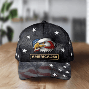 America 250 Years of Freedom Classic Cap America 250th Anniversary 1776 2026 Cap CH07 896982