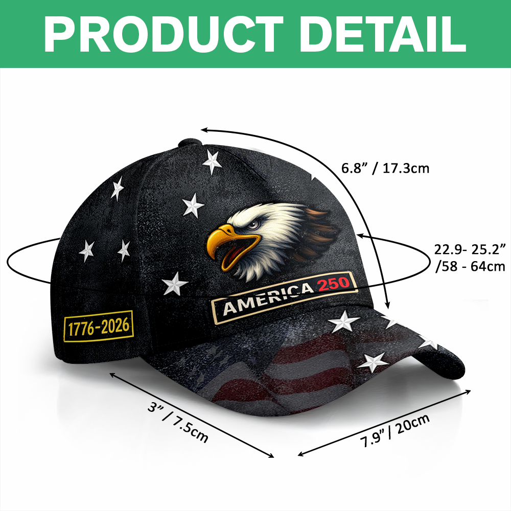 America 250 Years of Freedom Classic Cap CH07 896980 - Image 7