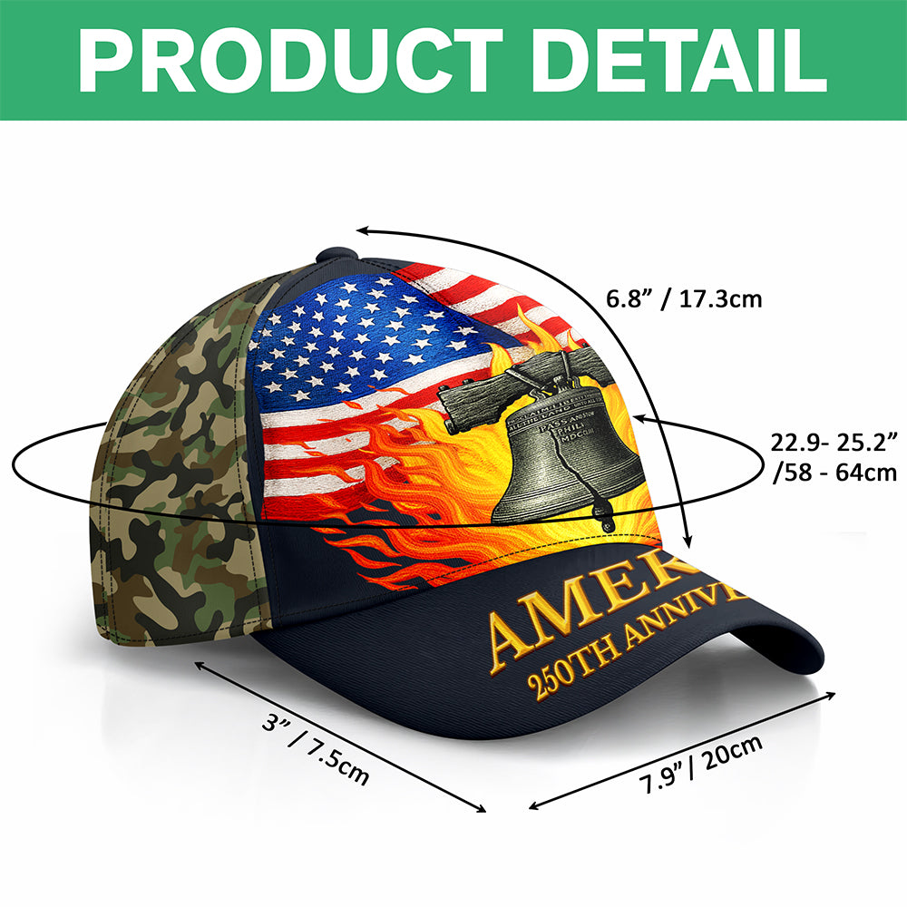 America 250 Years of Freedom Classic Cap CH07 899174 - Image 7