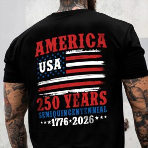 Alternative view of America 250 Years Semiquincentennial Back Shirt TH10 894667