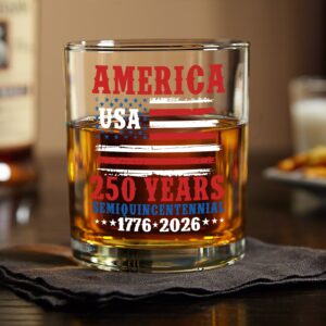 Alternative view of America 250 Years Semiquincentennial Whiskey Glass TH10 894671