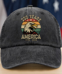 America 250 Years Washed Denim Baseball Cap