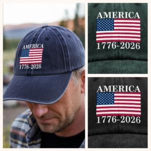 Alternative view of America 250 Years Washed Denim Baseball Cap TH10 894839