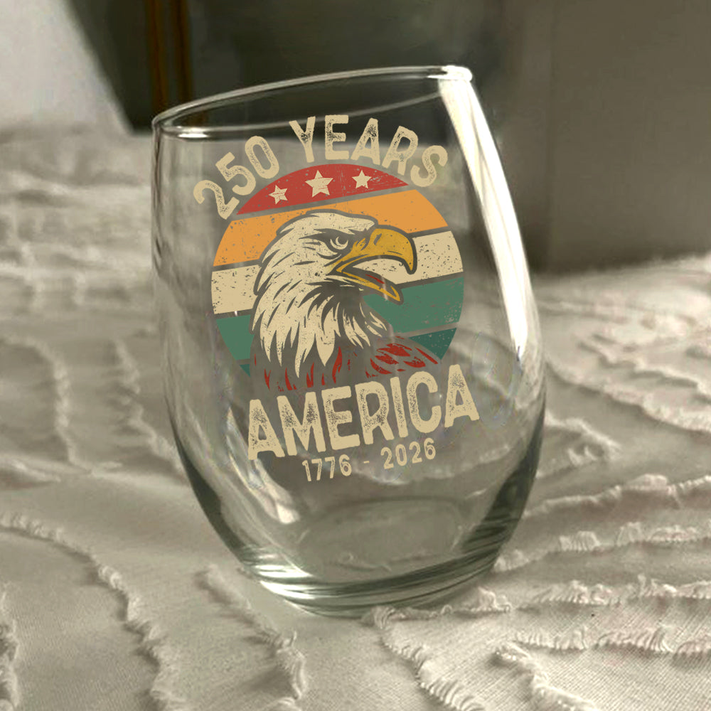 America 250 Years Wine Glass TH10 894621 - Image 6
