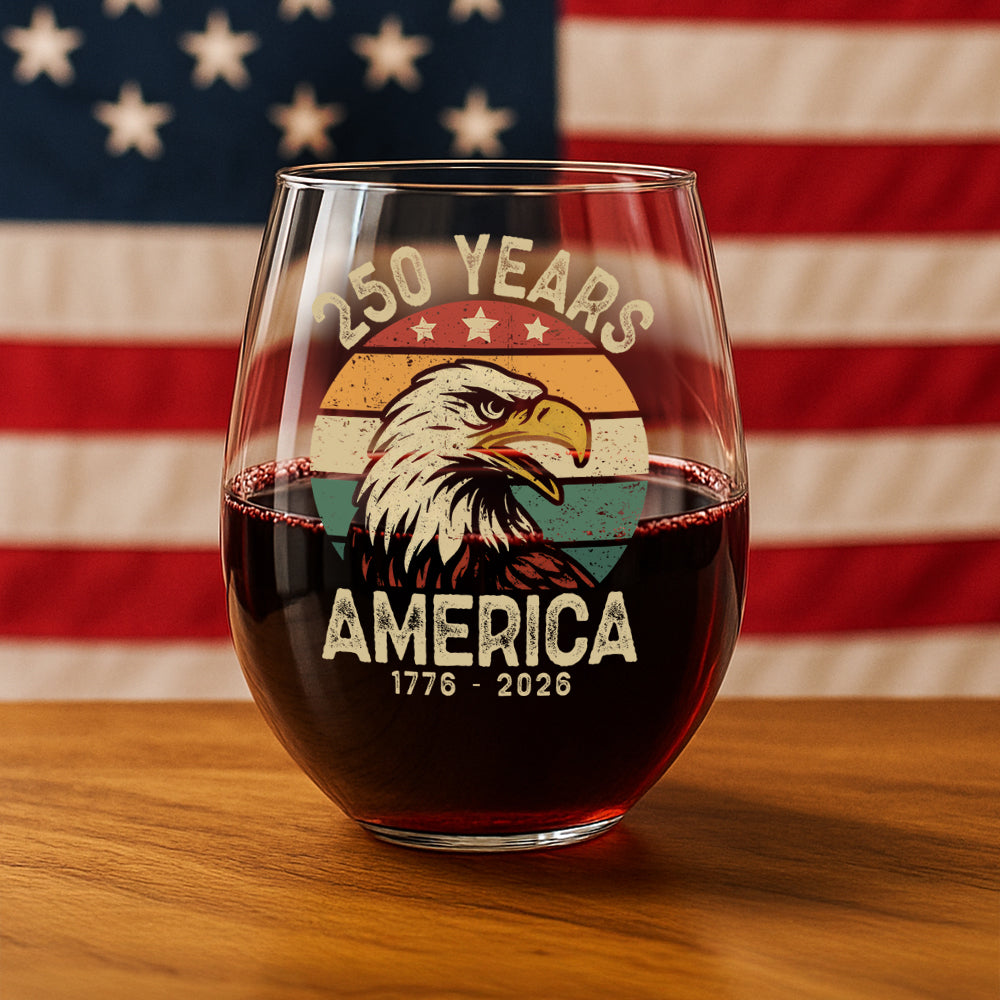 America 250 Years Wine Glass TH10 894621 - Image 5
