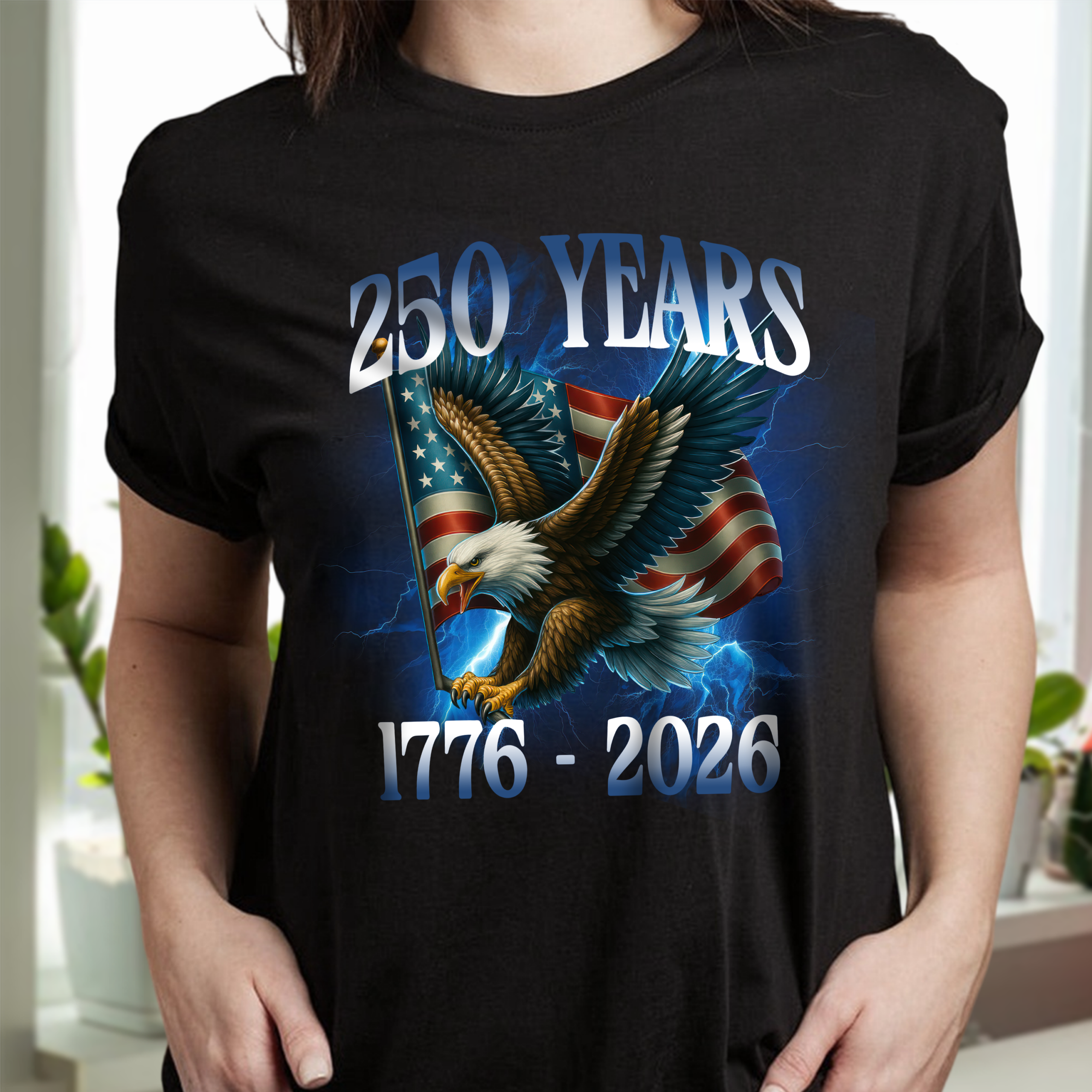 America 250 Years With Eagle Shirt TH10 894939 - Image 8