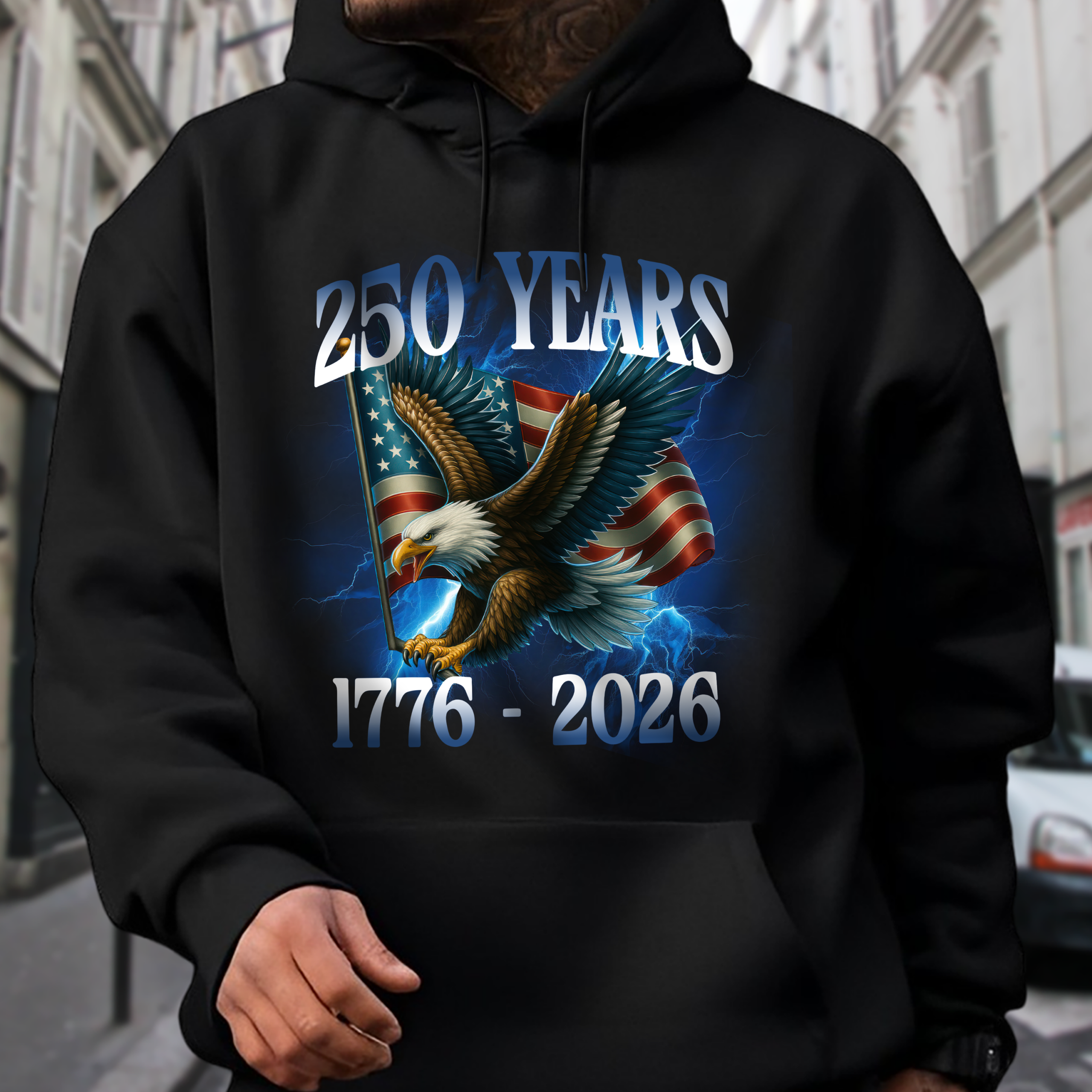 America 250 Years With Eagle Shirt TH10 894939 - Image 3