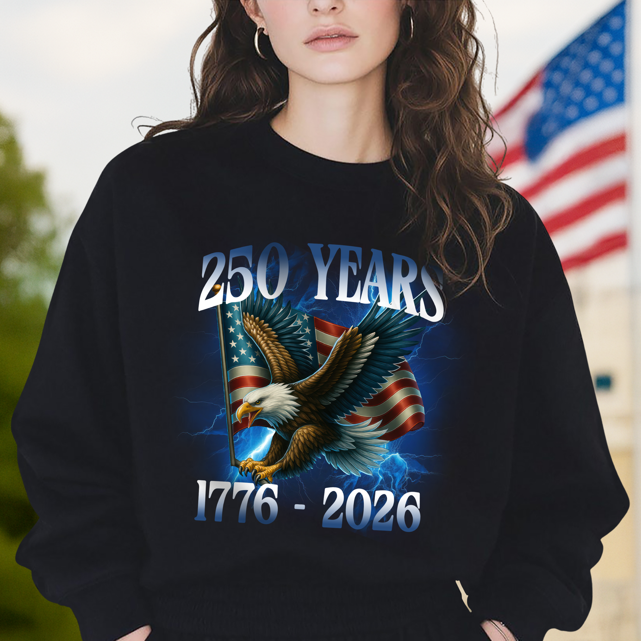 America 250 Years With Eagle Shirt TH10 894939 - Image 9