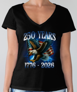 Alternative view of America 250 Years With Eagle Shirt