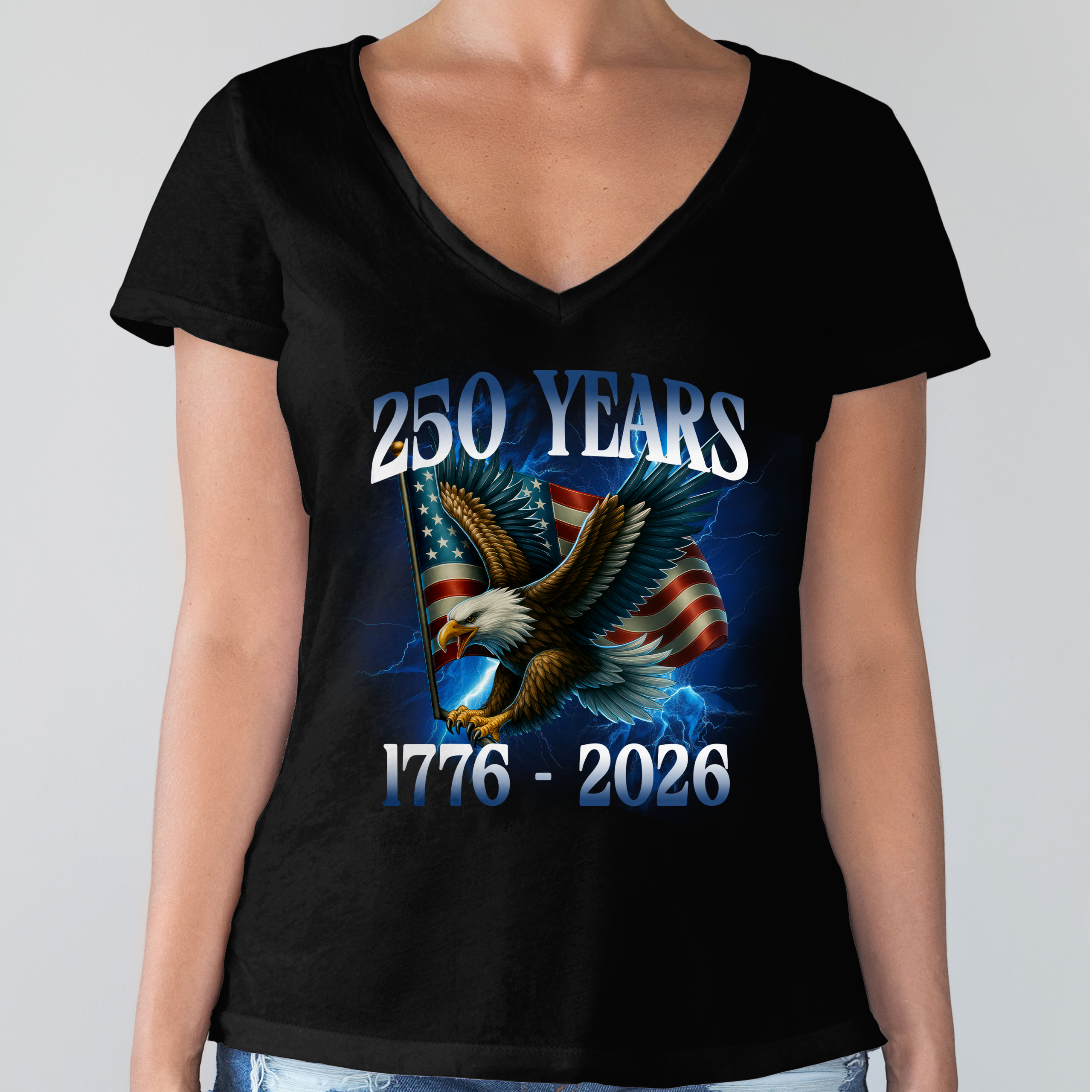 America 250 Years With Eagle Shirt TH10 894939 - Image 2
