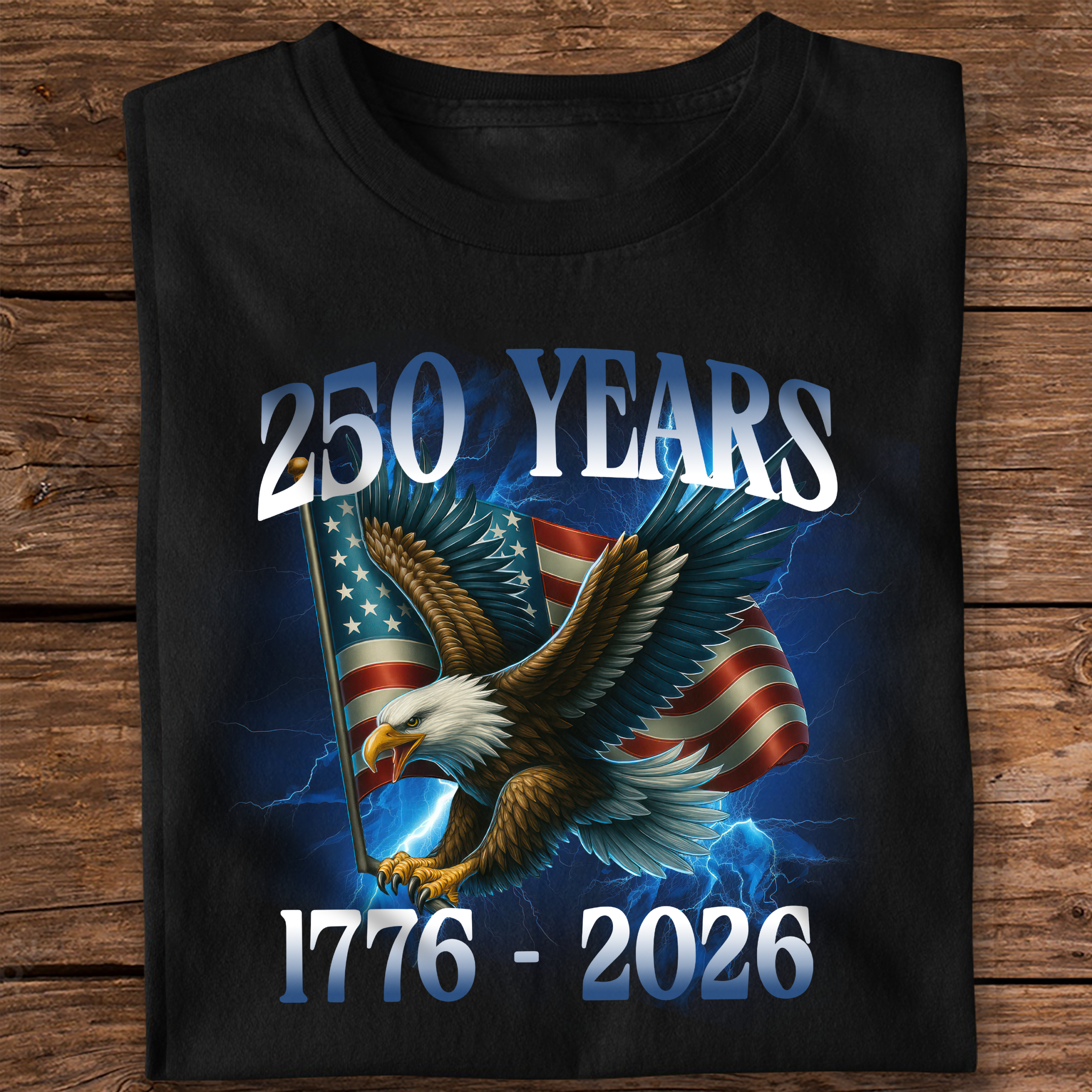 America 250 Years With Eagle Shirt TH10 894939 - Image 5