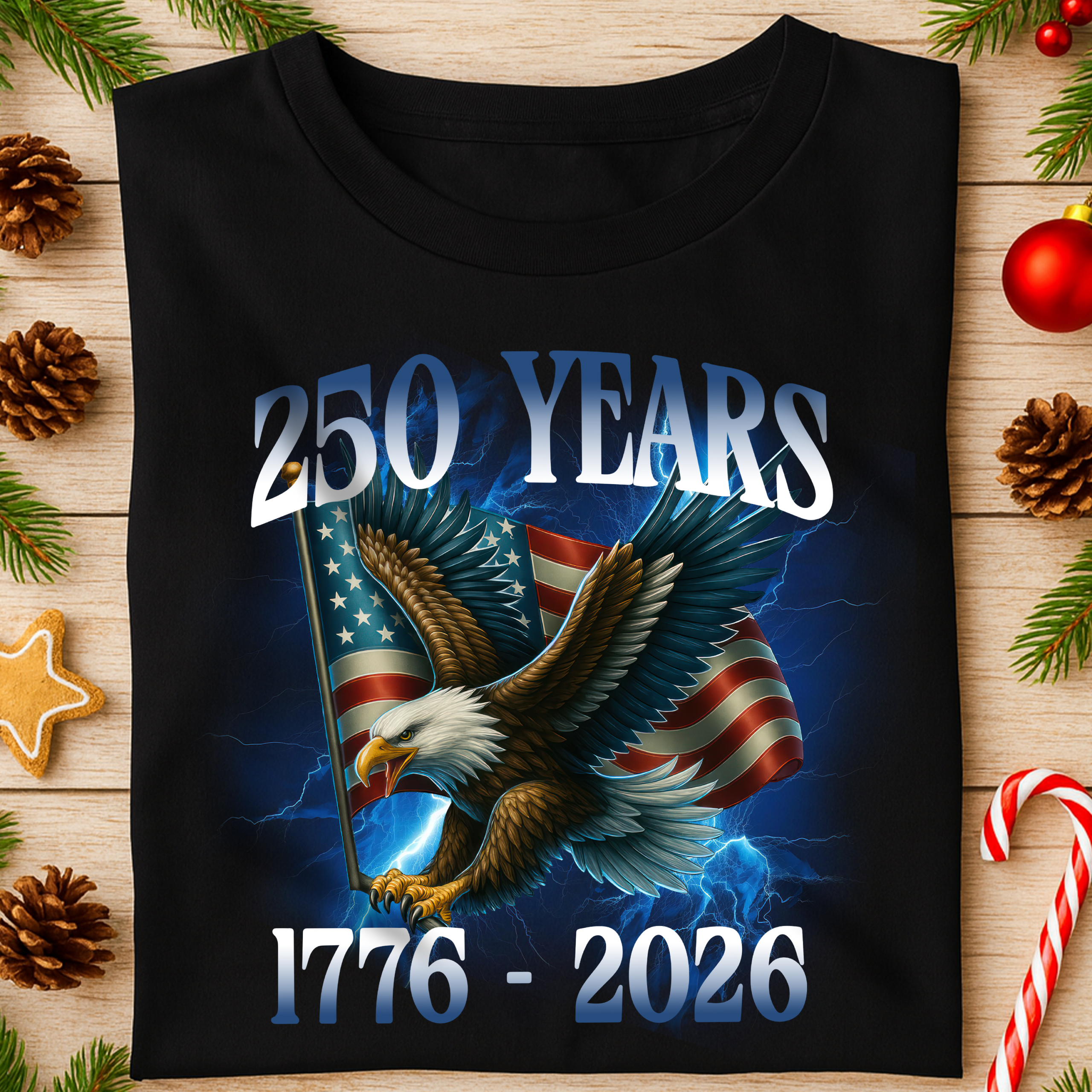 America 250 Years With Eagle Shirt TH10 894939 - Image 10