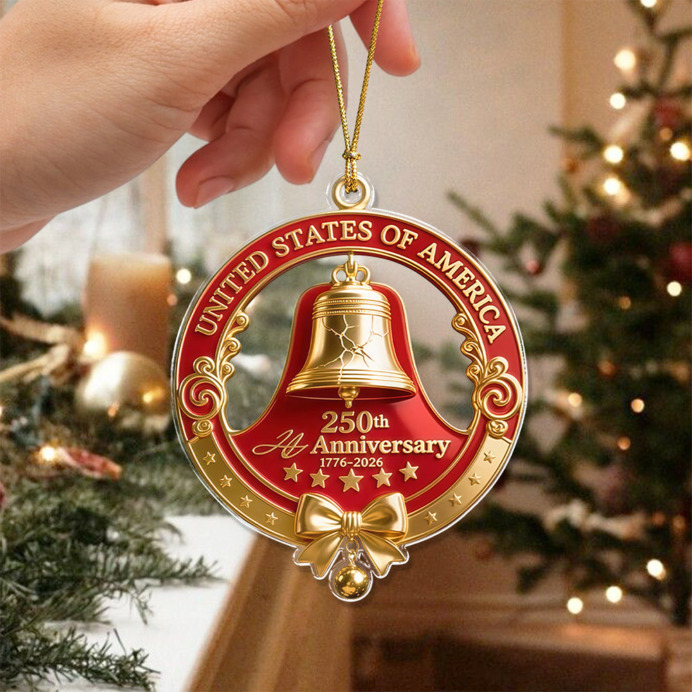 America 250th Anniversary 1776 - 2026 Acrylic Ornament CH07 899238 - Image 3