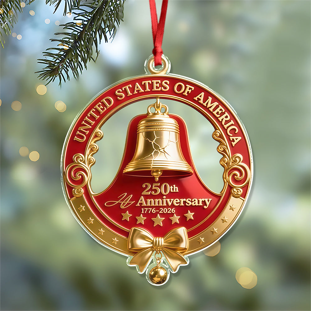 America 250th Anniversary 1776 - 2026 Acrylic Ornament CH07 899238 - Image 5