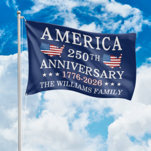 Alternative view of America 250th Anniversary 1776 - 2026 Double-Sided Flag HA75 898340