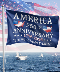 America 250th Anniversary 1776 - 2026 Double-Sided Flag