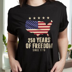 Alternative view of America 250th Anniversary 1776 2026 America 250 Years of Freedom Dark Shirt CH07 896670