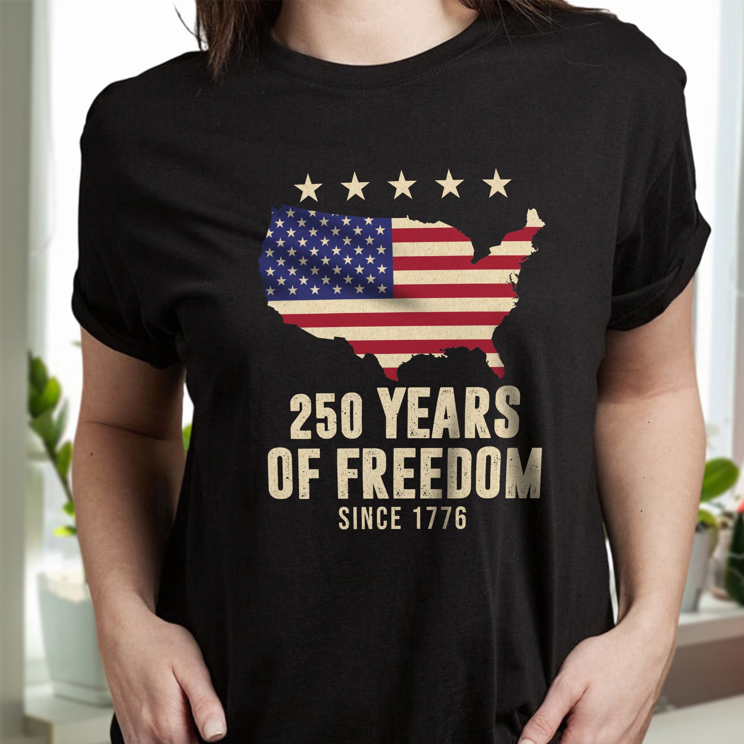 America 250th Anniversary 1776 2026 America 250 Years of Freedom Dark Shirt CH07 896670 - Image 2