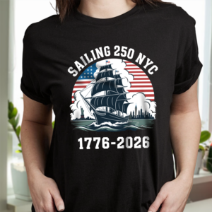 Alternative view of America 250th Anniversary 250 Years NYC USA Dark Shirt CH07 896694
