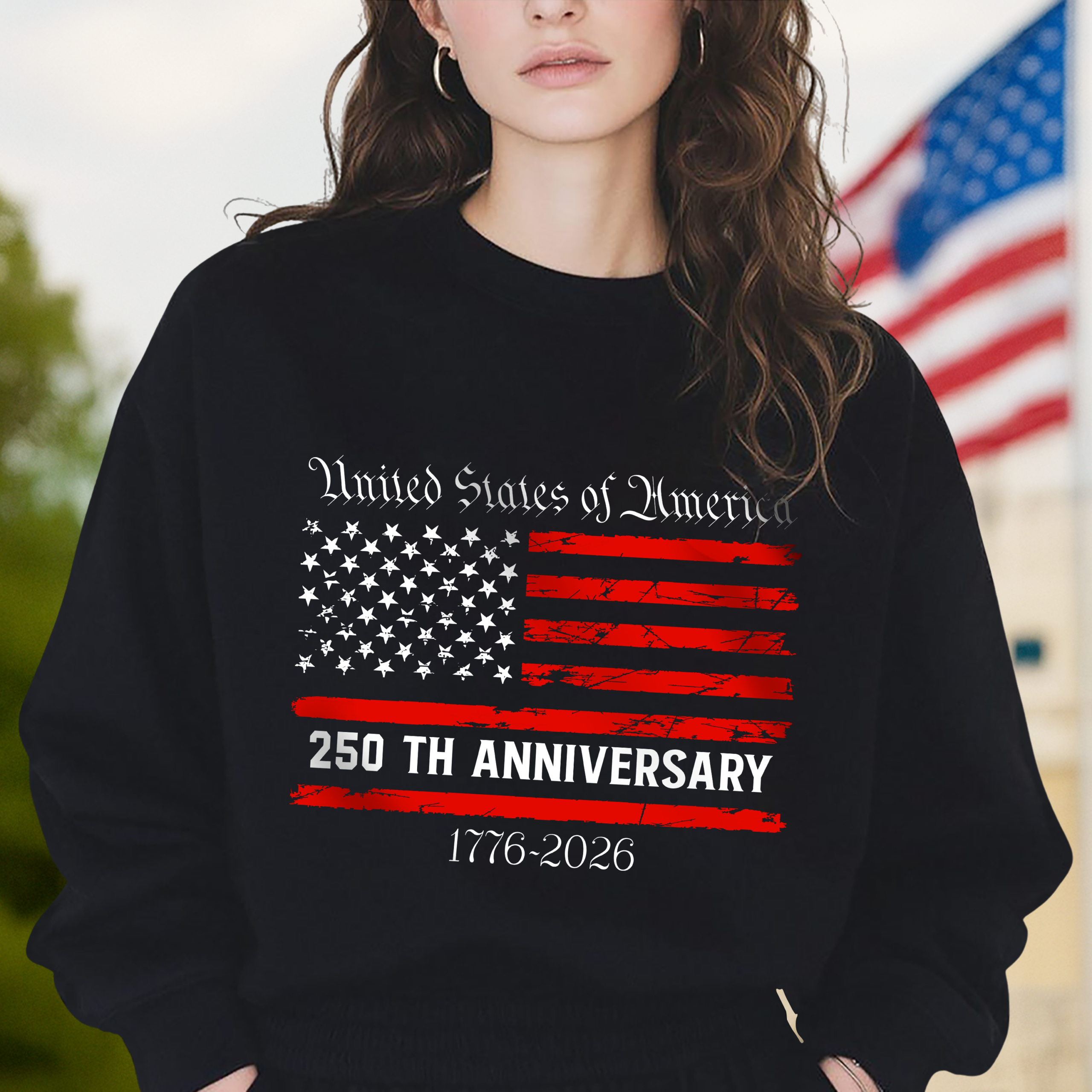 America 250th Anniversary Semiquincentennial Dark Shirt HO82 900110 - Image 5