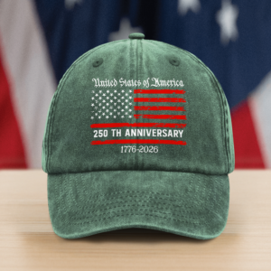 Alternative view of America 250th Anniversary Semiquincentennial Washed Denim Baseball Cap HO82 900108