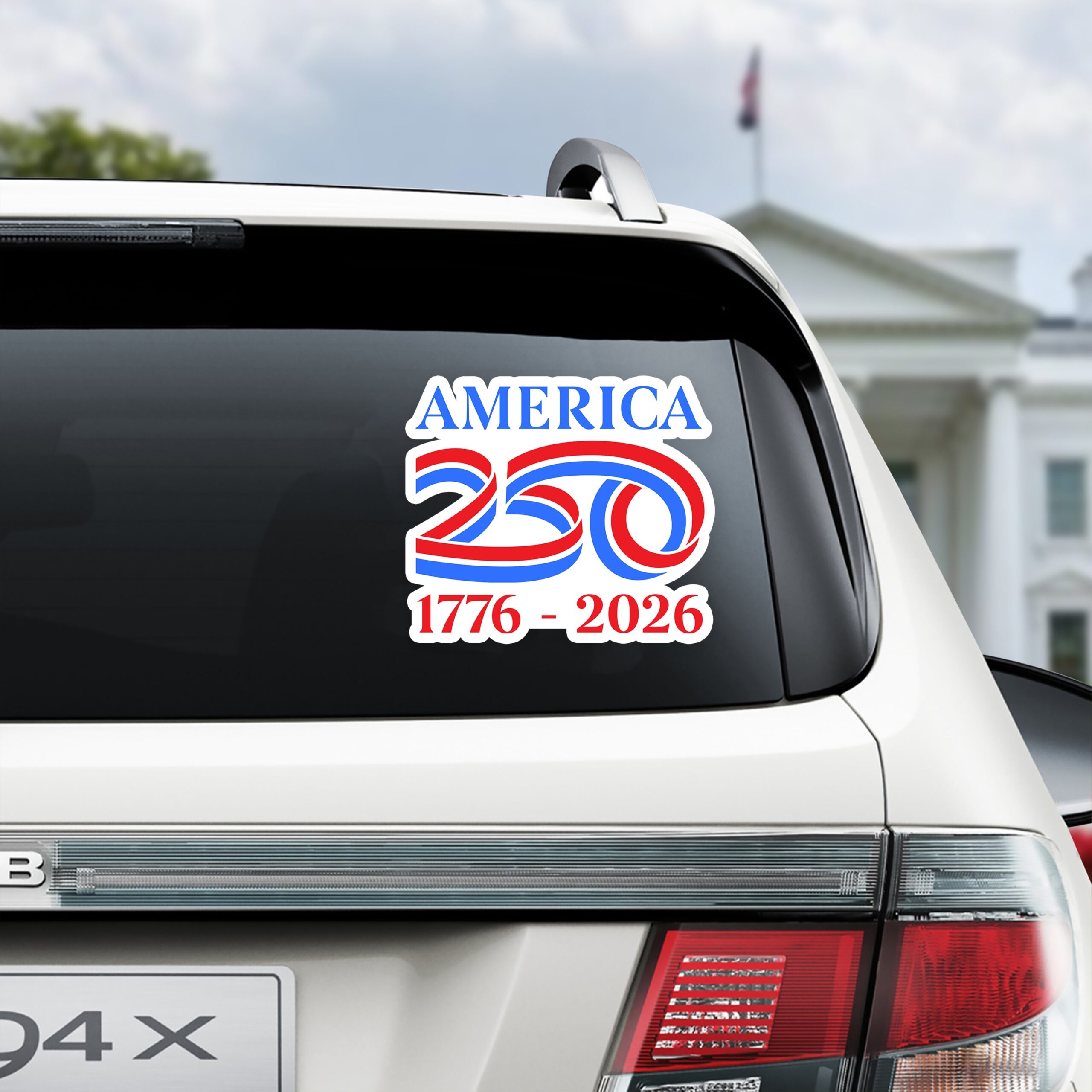 America 250th Birthday 1776 - 2026 Car Window Decal Sticker LM32 895825 - Image 3