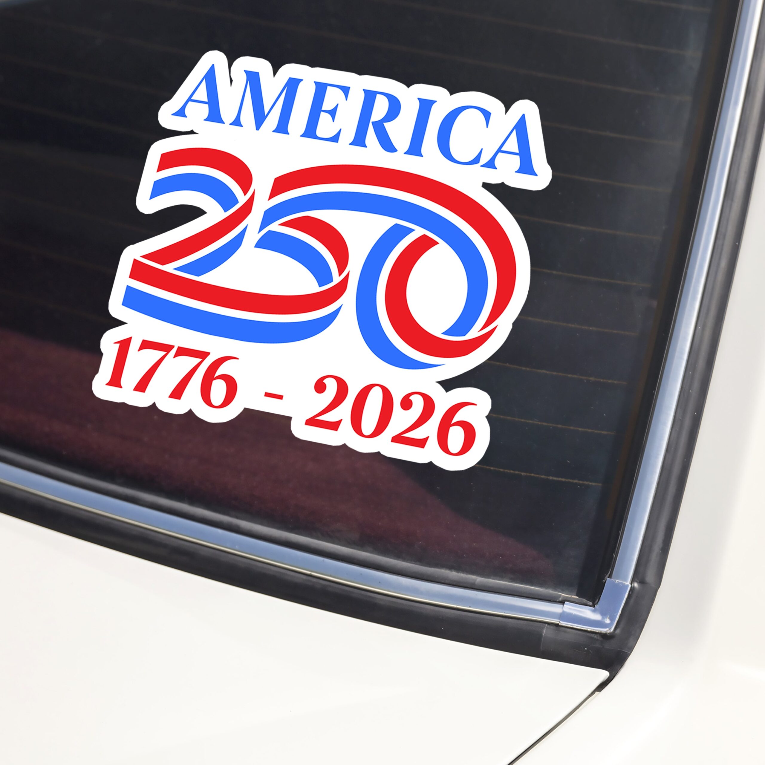 America 250th Birthday 1776 - 2026 Car Window Decal Sticker LM32 895825 - Image 4