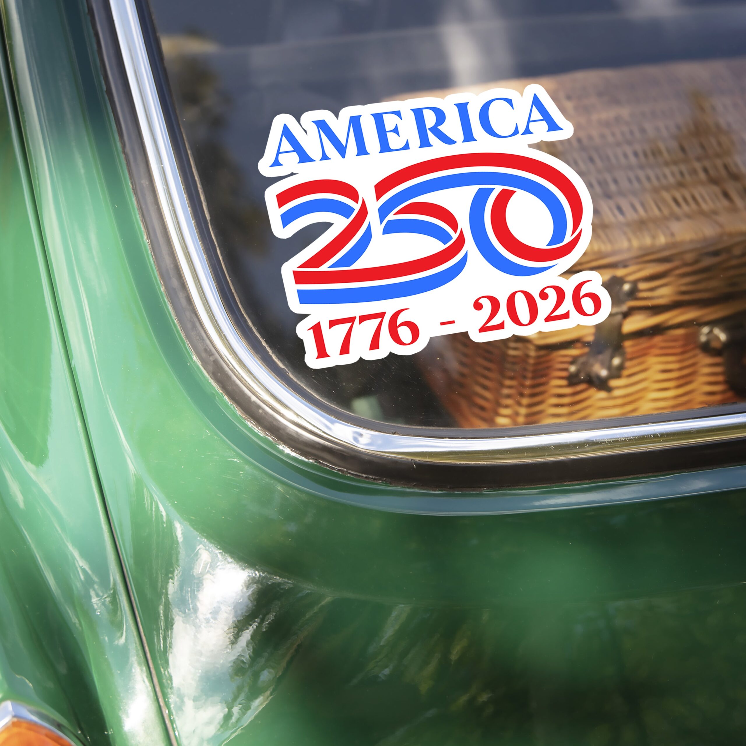 America 250th Birthday 1776 - 2026 Car Window Decal Sticker LM32 895825 - Image 5
