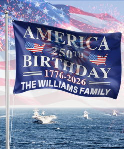 America 250th Birthday 250 Years Double-Sided Flag