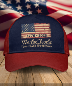 America 250th Birthday US Flag 250 Years We The People Classic Cap