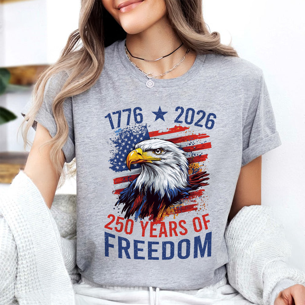 America Semiquincentennial 250 Years Of Freedom Bright Shirt CH07 896686 - Image 6