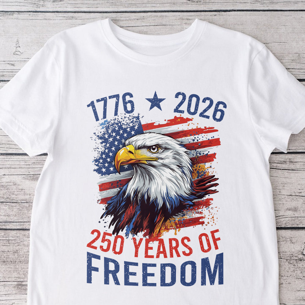 America Semiquincentennial 250 Years Of Freedom Bright Shirt CH07 896686 - Image 7