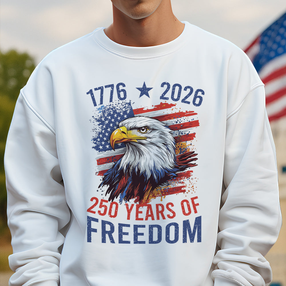 America Semiquincentennial 250 Years Of Freedom Bright Shirt CH07 896686 - Image 5