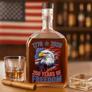 America Semiquincentennial 250 Years Of Freedom Whiskey Bottle CH07 896704