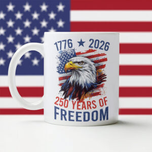 Alternative view of America Semiquincentennial 250 Years Of Freedom White Mug CH07 896702