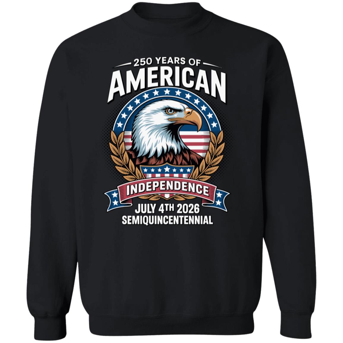 American 250 Years Independence Eagle - July 4th 2026 Dark Shirt LM32 895247 - Image 5