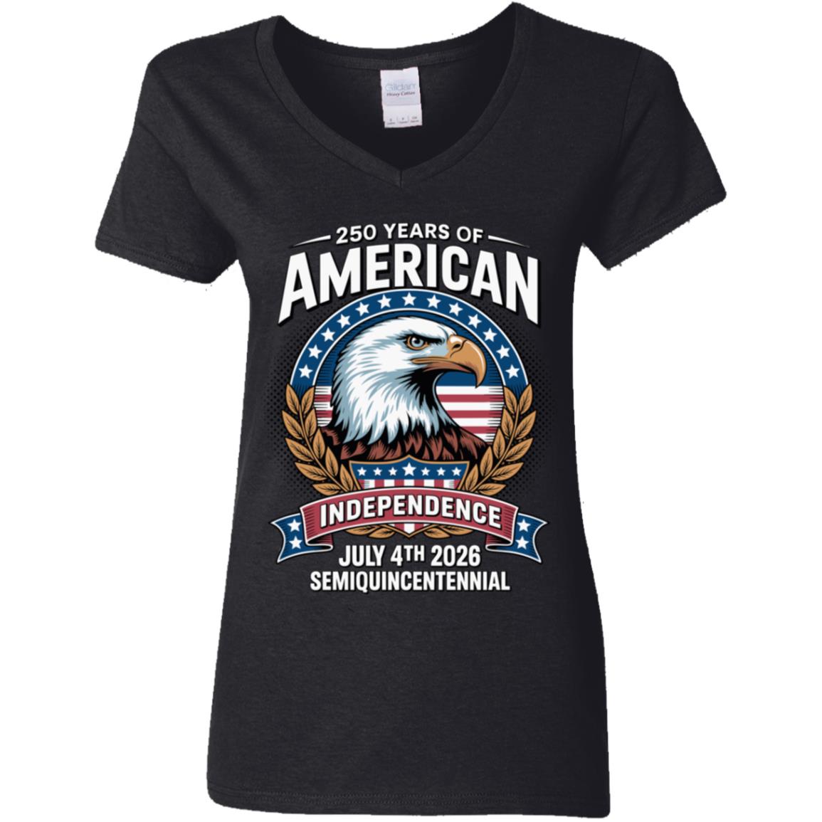 American 250 Years Independence Eagle - July 4th 2026 Dark Shirt LM32 895247 - Image 13